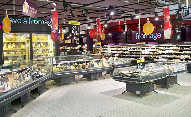 Rayon fromages Carrefour Tourville